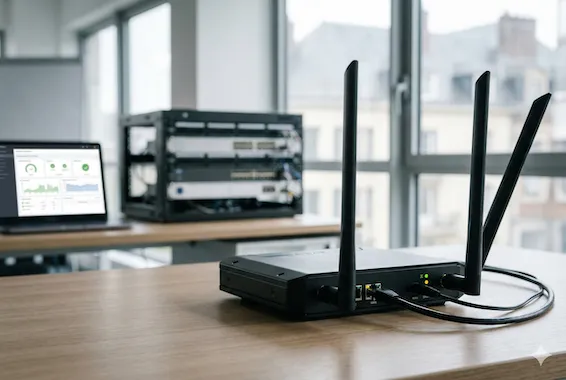 Routeur 4G/5G professionnel pour backup internet entreprise