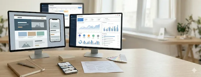 Marketing digital — création de sites web, analytics et design responsive